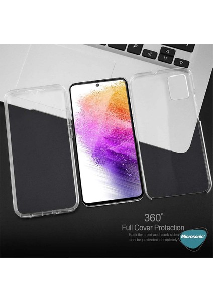Samsung Galaxy S23 Fe Kılıf 6 Tarafı Tam Full Koruma 360 Clear Soft Şeffaf