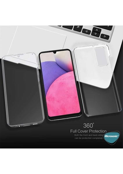 Samsung Galaxy A25 Kılıf 6 Tarafı Tam Full Koruma 360 Clear Soft Şeffaf