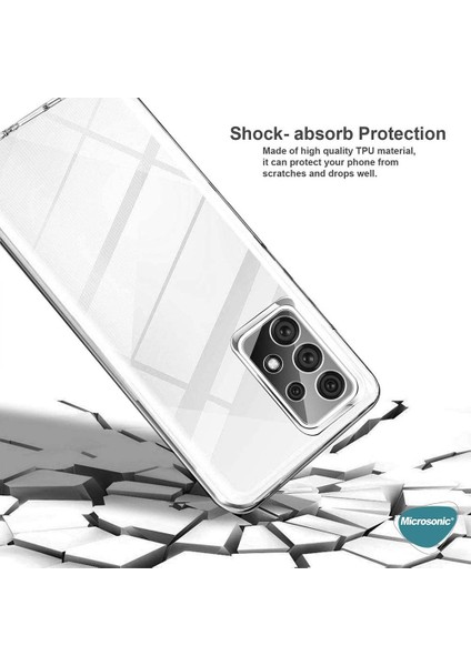 Samsung Galaxy A54 Kılıf 6 Tarafı Tam Full Koruma 360 Clear Soft Şeffaf