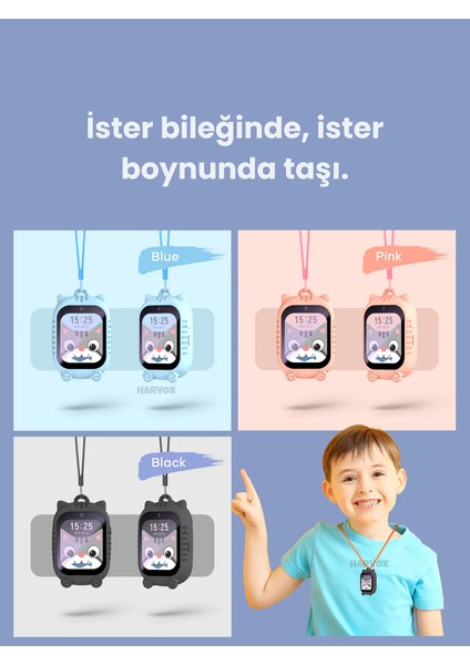 Akıllı Çocuk Saati 1.83 Inç Amoled Ekran 700MAH Görüntülü Arama Güvenlik Alan Oluşturma Btk Kayıtlı fırsatları