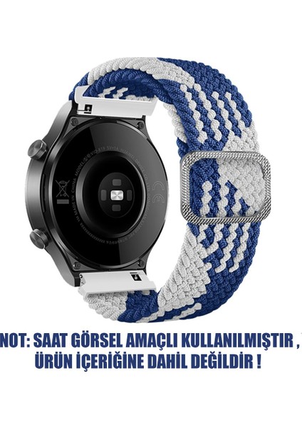 Xiaomi Redmi Watch 5 Lite Kordon Braided Loop Band Mavi Beyaz