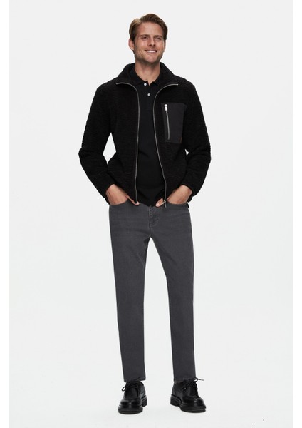 Sınead Siyah Polar Polar Standard Fit Erkek Ceket modelleri