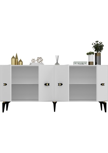 Flyy 180 cm Konsol (KX180) Beyaz-Beyaz fırsatları