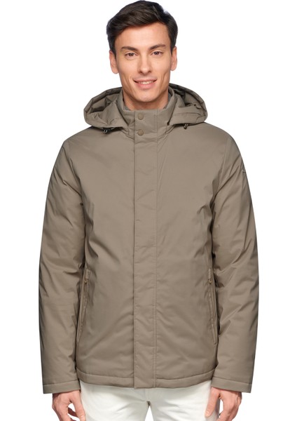 Erkek Yeşil Aurelio Kapüşonlu Mont M4625JT3145F5259