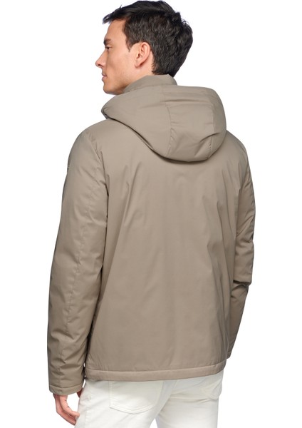 Erkek Yeşil Aurelio Kapüşonlu Mont M4625JT3145F5259