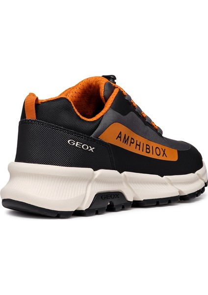 Erkek Çocuk Gri Flexyper Plus Abx Bağcıklı Sneaker J46LCC0FU50C9291