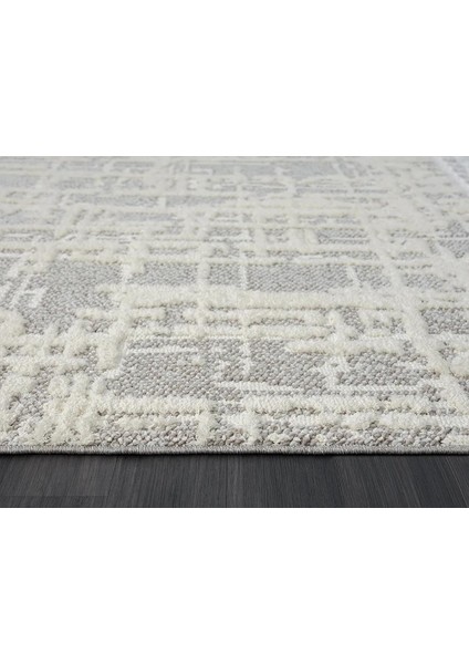 Wool WL007A Bej Halı Sisal Bukle Dekoratif Kabartmalı Halı Antialerjik Salon Halısı