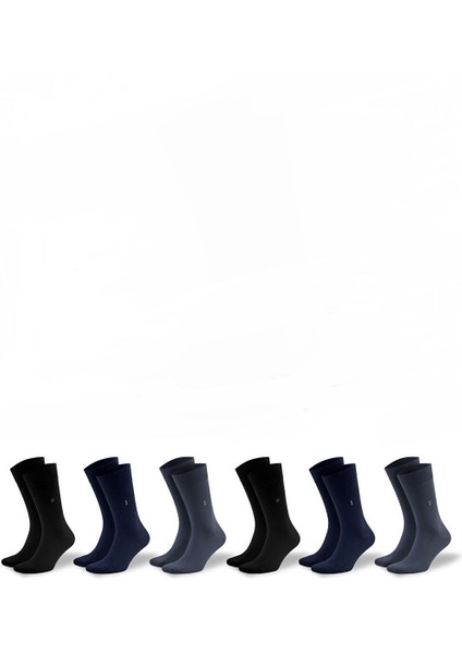 Erkek Dikişsiz Bambu Çorap 6lı Paket modelleri