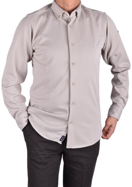 Adv 2024-03 Örme Likra Gömlek/bej/m modelleri