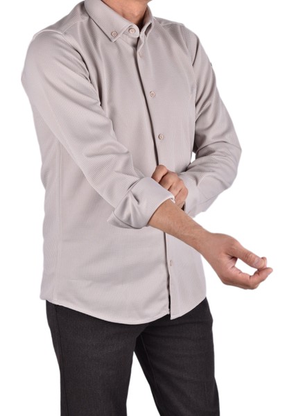 Adv 2024-03 Örme Likra Gömlek/bej/m fırsatları