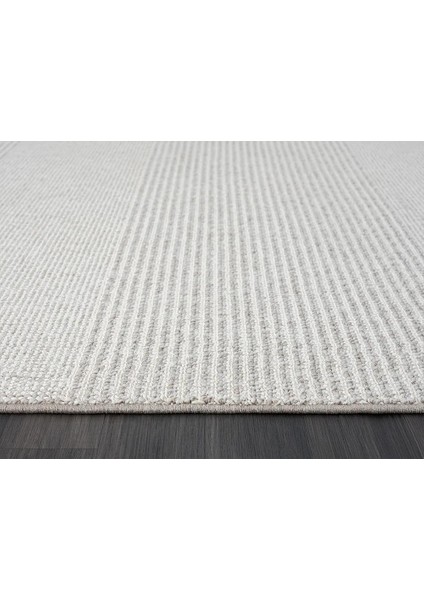Wool WL006A Gri Halı Sisal Bukle Dekoratif Antialerjik Salon Halısı Yatak Odası