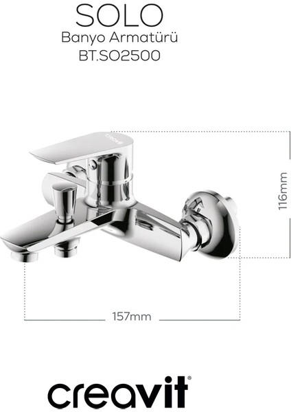 SO2500 Solo Banyo Armatürü