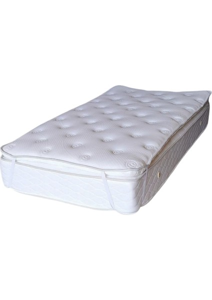 Smart Kuştüyü Yatak Pedi, Topper, Nefes Alan Pamuk Örme Kumaşlı 140 X 190 Cm.