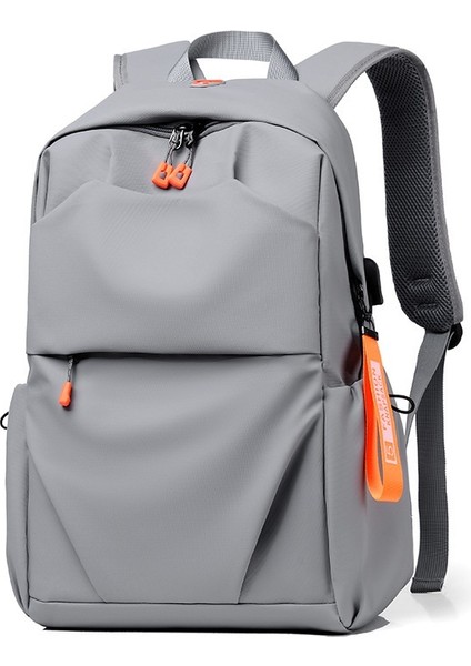 Basit Sırt Çantası, Gündelik Düz Renk Sırt Çantası, Iş Banliyö Bilgisayar Çantası, Ortaokul Öğrencisi Okul Çantası (Yurt Dışından)