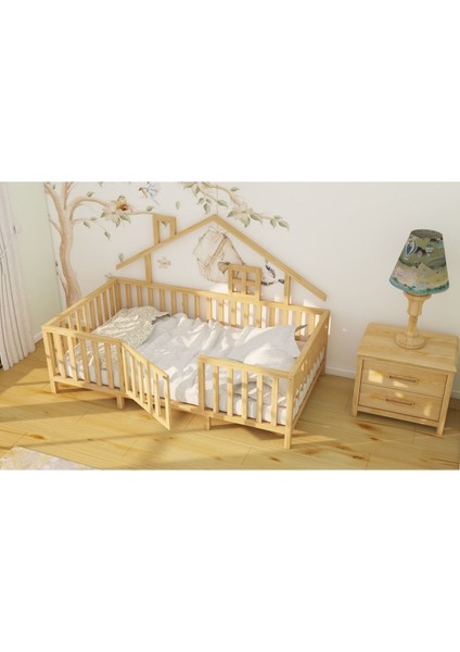 Alin - Arka Çatılı Montessori Yatak modelleri