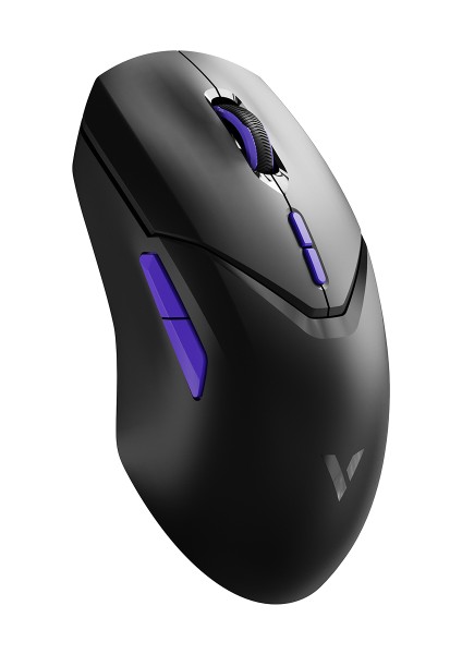 VT9PRO4K 26000DPI Kablosuz/kablolu Siyah-Mor Oyuncu Mouse (RP-VT9PRO-4K)