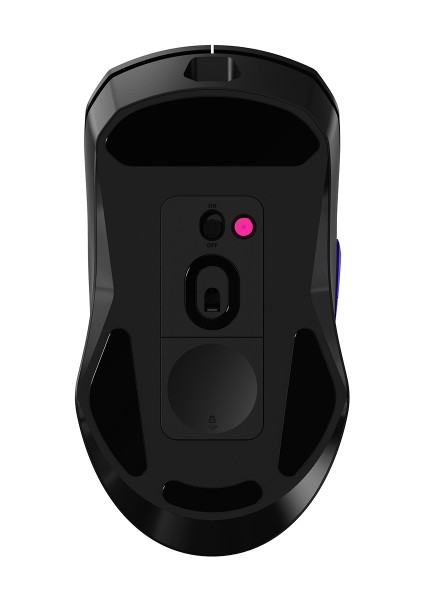 VT9PRO4K 26000DPI Kablosuz/kablolu Siyah-Mor Oyuncu Mouse (RP-VT9PRO-4K)