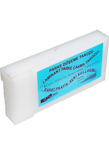 Parke Zemin Döşeme Takozu Beyaz 15 cm 7 cm Polyamid Laminant