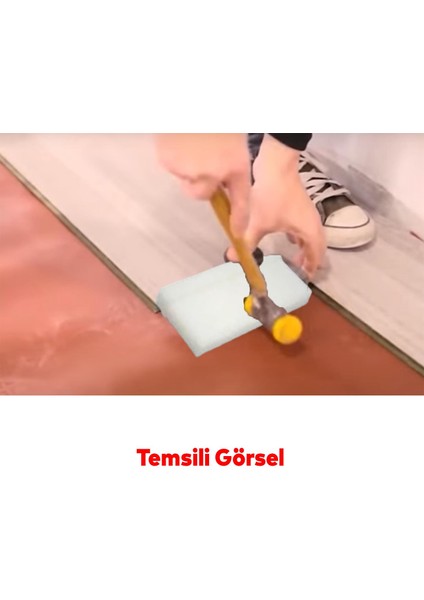 Parke Zemin Döşeme Takozu Beyaz 15 cm 7 cm Polyamid Laminant