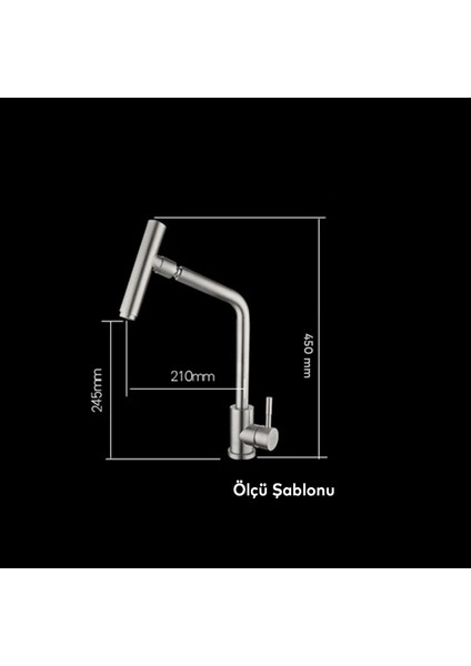 Mutfak Bulaşık Musluğu Lavabo Bataryası Sıcak Soğuk Su Girişli Joystick 360° Evye Musluk Batarya modelleri