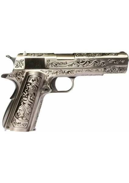 We Aırsoft Colt 1911 Etched Gbb Airsoft Gravür Işlemeli