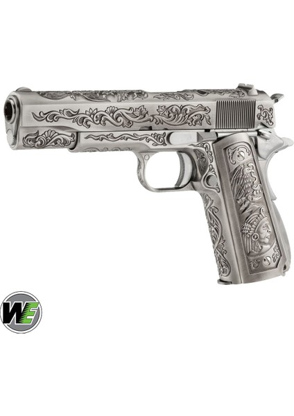 We Aırsoft Colt 1911 Etched Gbb Airsoft Gravür Işlemeli