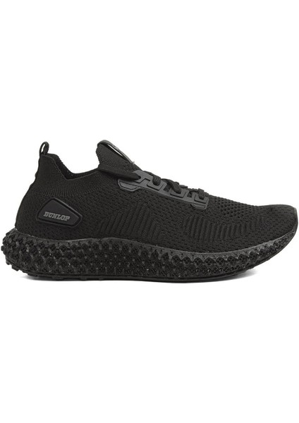 Orthopedix 1855 Siyah Anatomik Fileli Kumaş Erkek Bağcıklı Sneaker Spor Ayakkabı