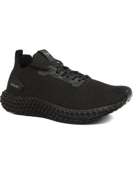 Orthopedix 1855 Siyah Anatomik Fileli Kumaş Erkek Bağcıklı Sneaker Spor Ayakkabı