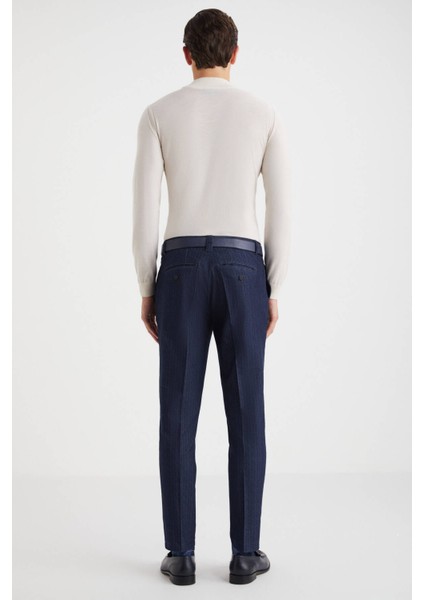 Pamuk Lacivert Chino Pantolon indirimleri