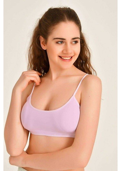 Pedli İp Askılı Pembe ve Siyah Büstiyer 2 adet modelleri