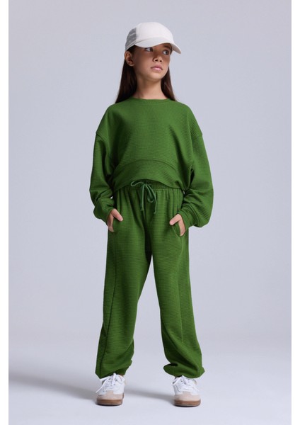 (Kids Girl) Kapitone Balon Paça Jogger