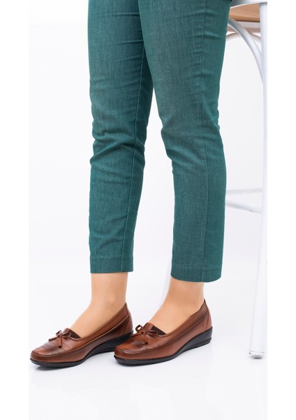 Kadın Tam Ortopedik İçi Hakiki Deri Anne Ayakkabısı