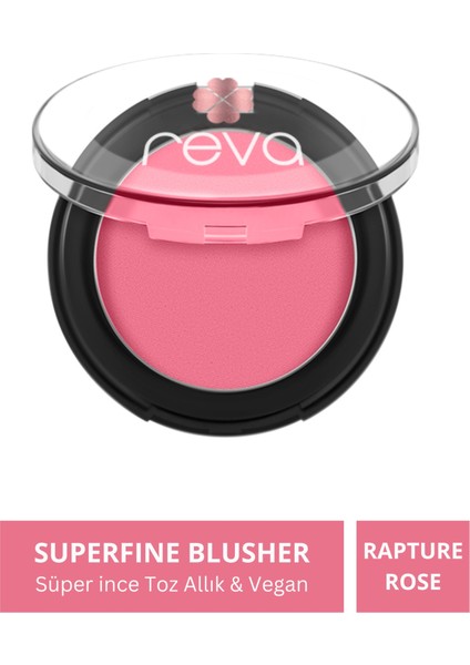 Superfine Blusher Süper ince Toz Allık 7,5 gr - Vegan & Temiz İçerik