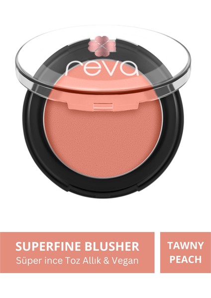 Superfine Blusher Süper ince Toz Allık 7,5 gr - Vegan & Temiz İçerik