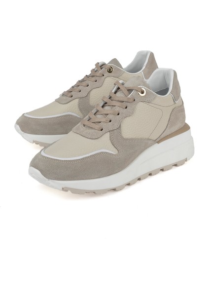 Kadın Deri Sneaker 1431000Z5831 Bej indirimleri