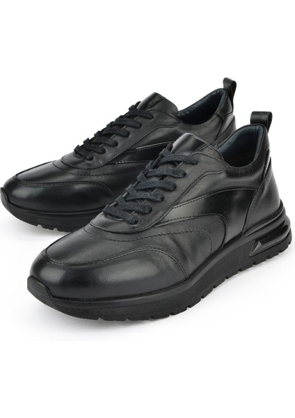 Erkek Deri Sneaker 1431024Z5400 Siyah