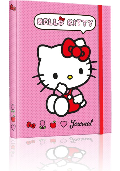 Hello Kitty Gizli Spiralli Günlük Journal 17X24 cm