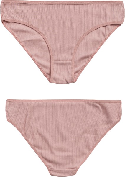 Özkan 26798 7'li Paket Kadın Fitilli Ribana Pamuklu Esnek Rahat Slip Bikini Külot