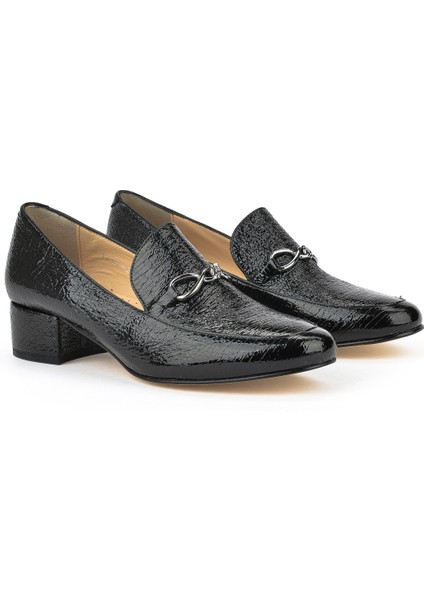 Kadın Deri Topuklu Ayakkabı 1431030Z16072 Siyah fiyatları