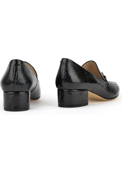 Kadın Deri Topuklu Ayakkabı 1431030Z16072 Siyah modelleri