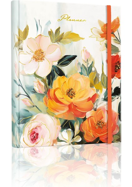 Gizli Spiralli Süresiz Planlayıcı Ajanda 17X24 cm