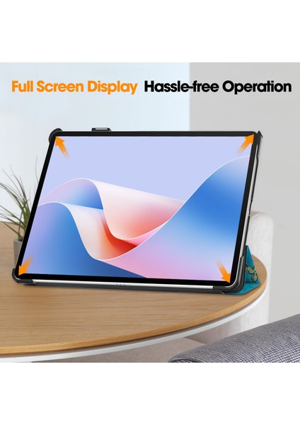 Huawei Matepad 11.5 S Otomatik Uyandırma / Uyku Özellikli Üç Katlı Stand Deri Tablet Kılıfı (Yurt Dışından) indirimleri