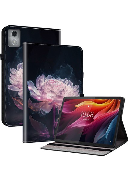 Lenovo Tab K11 Plus Standı Kılıf Kart Yuvaları Pu Deri Tablet Kapağı (Yurt Dışından)