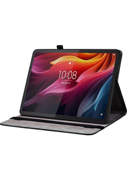 Lenovo Tab K11 Plus Standı Kılıf Kart Yuvaları Pu Deri Tablet Kapağı (Yurt Dışından)