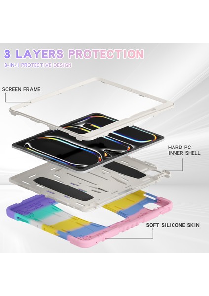 iPad Pro 13 (2024) Kickstand Kılıf Pc+Silikon Anti-Damla Tablet Kapağı (Yurt Dışından) indirimleri