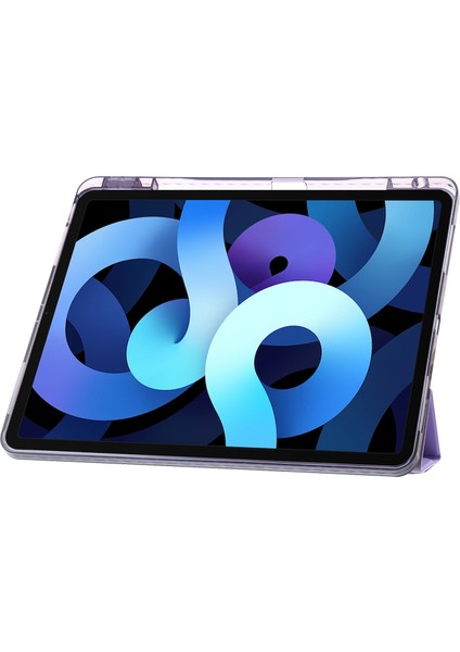 iPad Air 13 (2024) Pu Deri Origami Standı Şeffaf Tablet Kapağı (Yurt Dışından) fiyatları