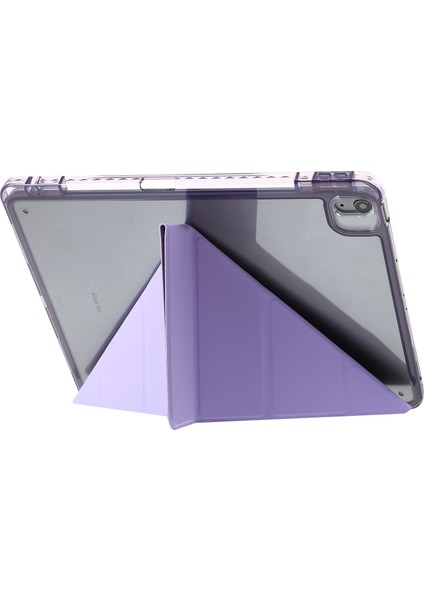 iPad Air 13 (2024) Pu Deri Origami Standı Şeffaf Tablet Kapağı (Yurt Dışından) fırsatları
