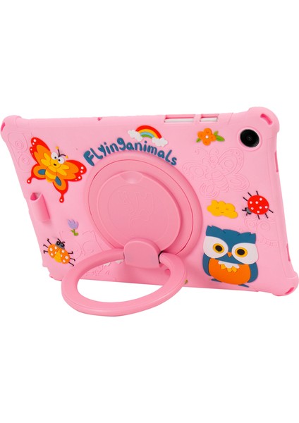 Samsung Galaxy Tab A9+ X216 Kılıf Dönebilen Kickstand Silikon Tablet Kapağı (Yurt Dışından)