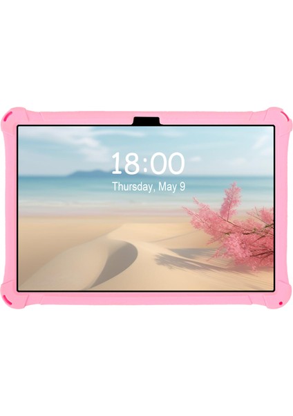 Samsung Galaxy Tab A9+ X216 Kılıf Dönebilen Kickstand Silikon Tablet Kapağı (Yurt Dışından)