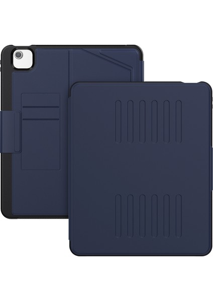 iPad Air 13 (2024) Pc+Tpu+Pu Kart Yuvalı U Şeklinde Stand Tablet Kapağı (Yurt Dışından) modelleri